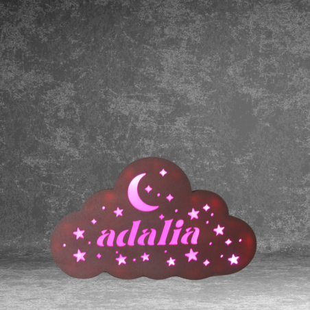 Veilleuse nuage personnalisé Bluetooth