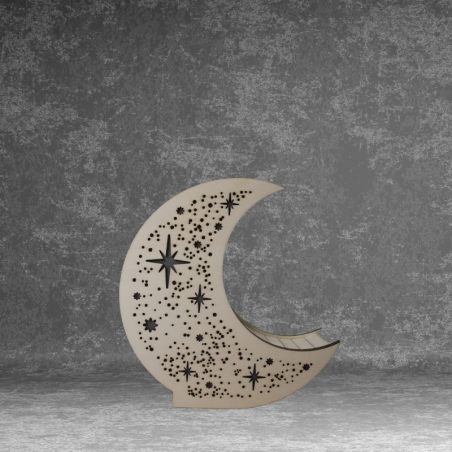 Veilleuse déco lune LED Bluetooth