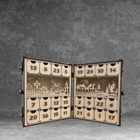 Livre calendrier de l'avent personnalisé